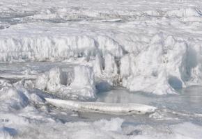 Rough Ice on Lake Fryxell